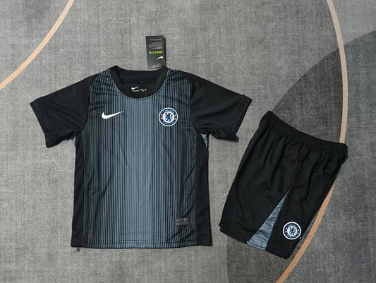 Kit Infantil Chelsea Goleiro 25/26 - Preto
