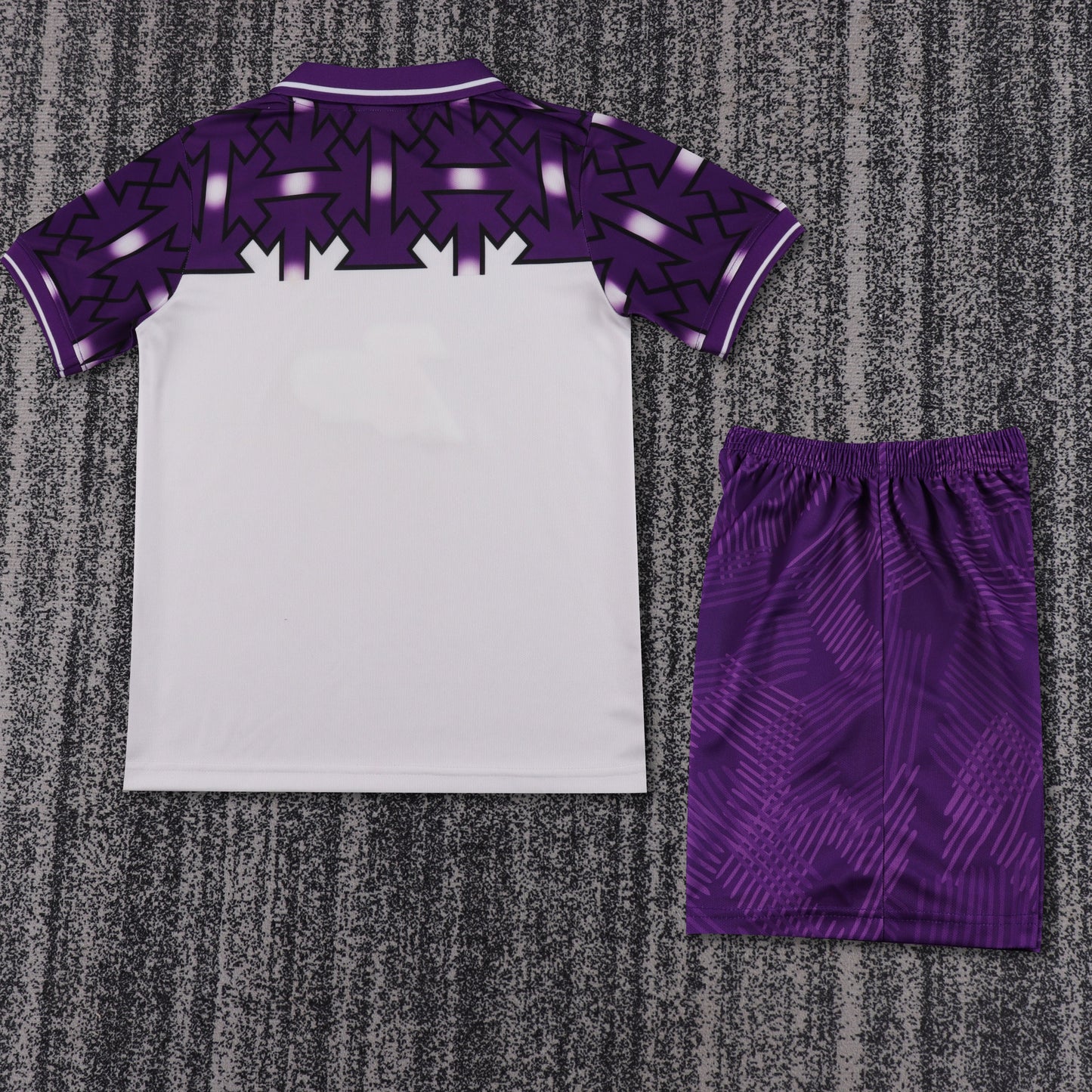 Kit Infantil Fiorentina Away Retrô 1992  - Branca e Roxo