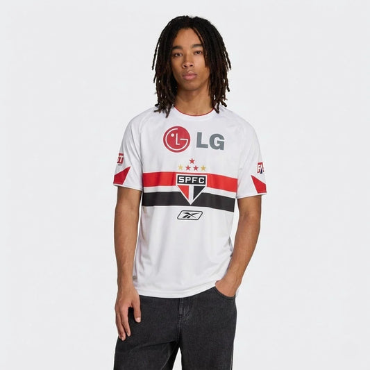 São Paulo Retrô 2005 Torcedor Reebok Masculino - Branca