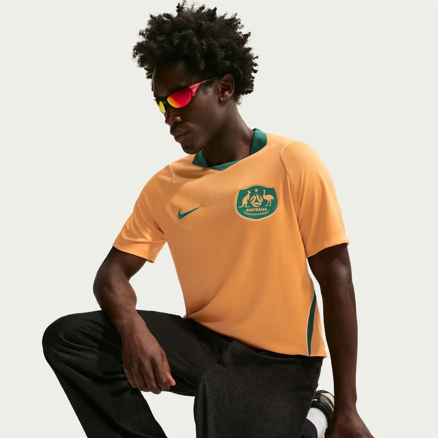 Australia Home 26/27 Torcedor Nike - Amarelo