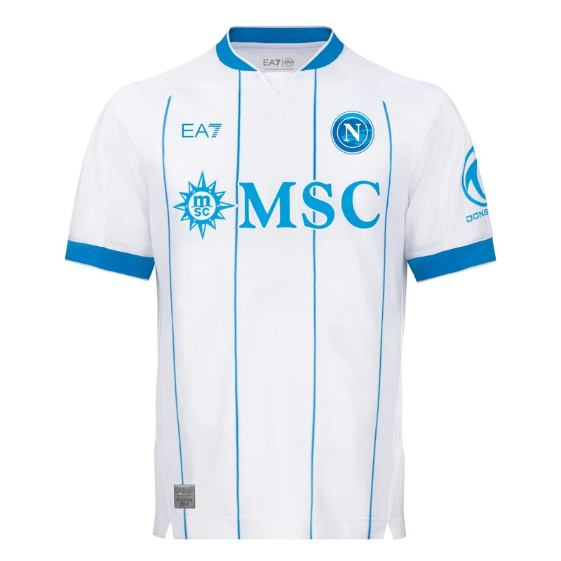 Napoli Away 26/27 Torcedor EA7 - Branco e Azul