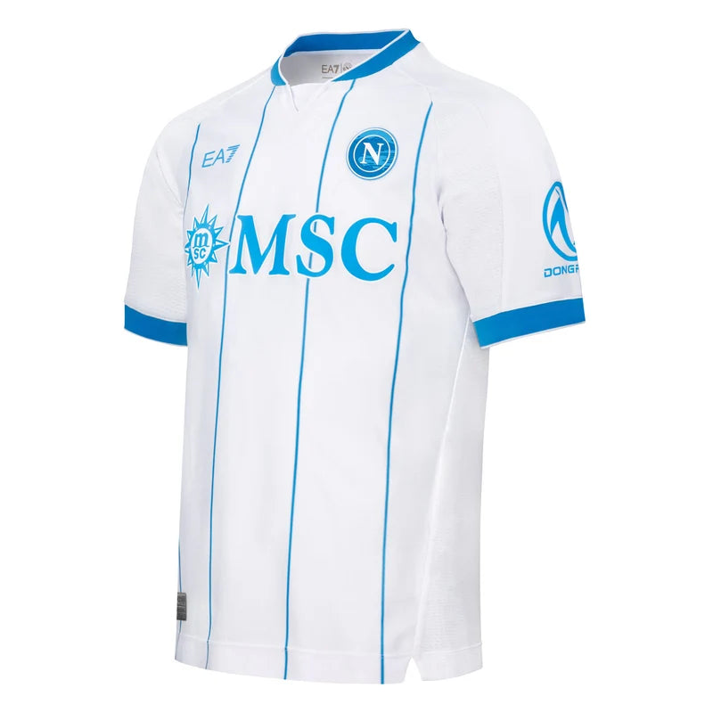 Napoli Away 26/27 Torcedor EA7 - Branco e Azul