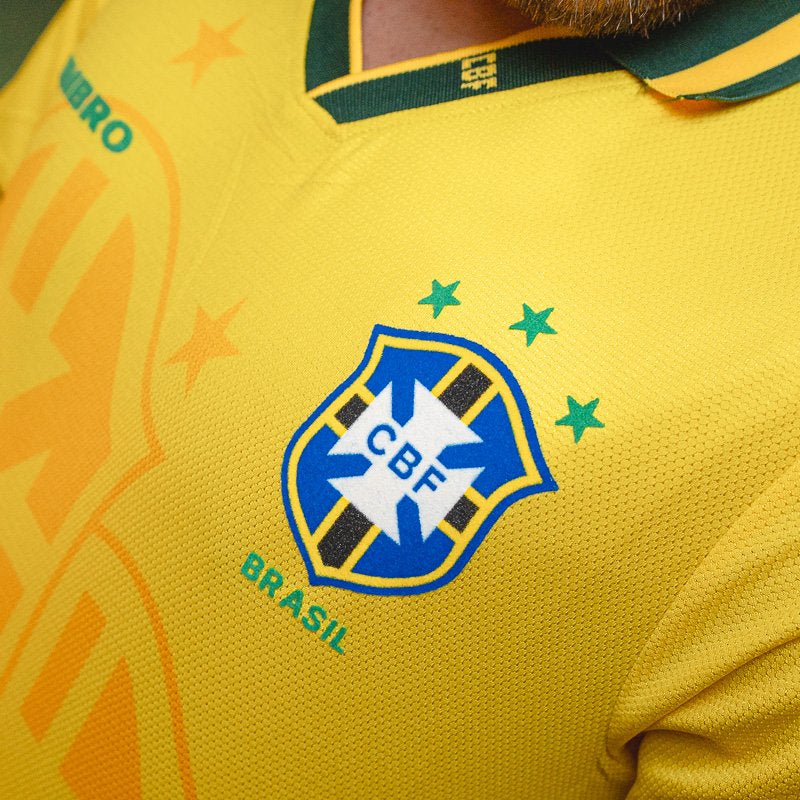Brasil Home Retrô 1994 Umbro Amarela