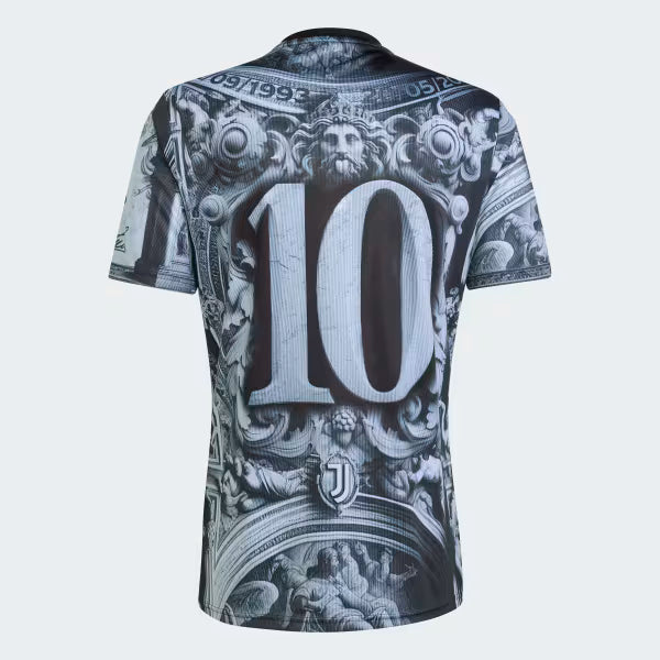Juventus Pré Jogo 25/26 Torcedor Adidas  - Cinza