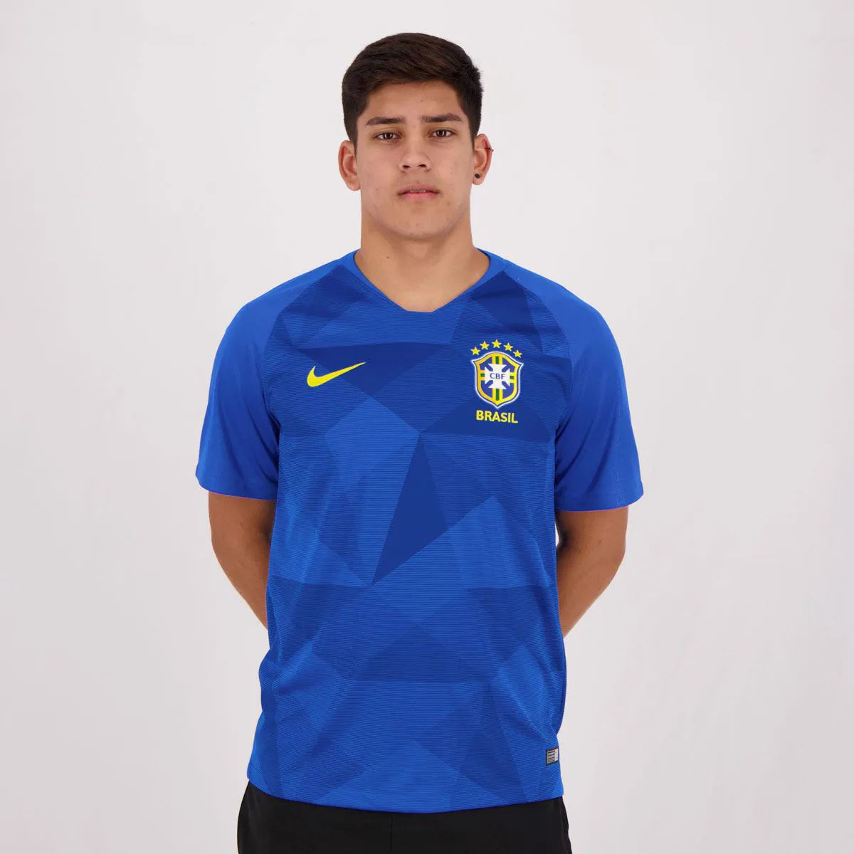 Brasil Away Retrô 2018 Nike - Azul
