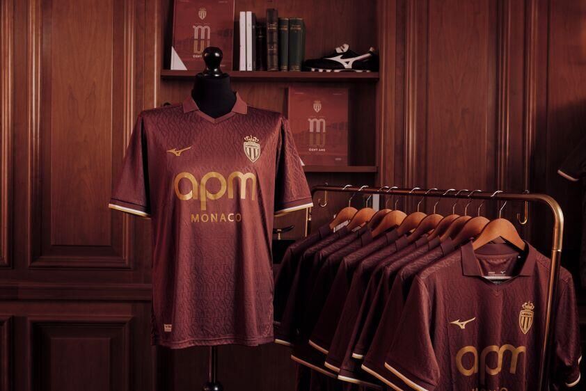Monaco Away 26/27 Torcedor Mizuno - Marrom