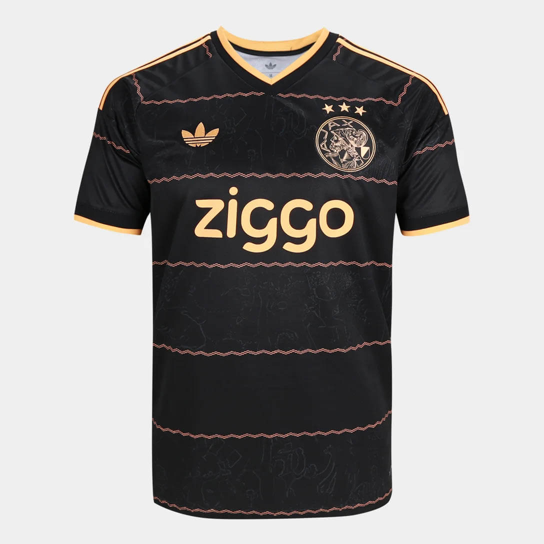 Ajax Away 26/27 Torcedor Adidas - Preta