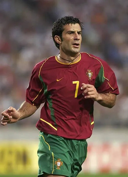 Portugal Home Retrô 2002 Nike Vermelha - Vermelho