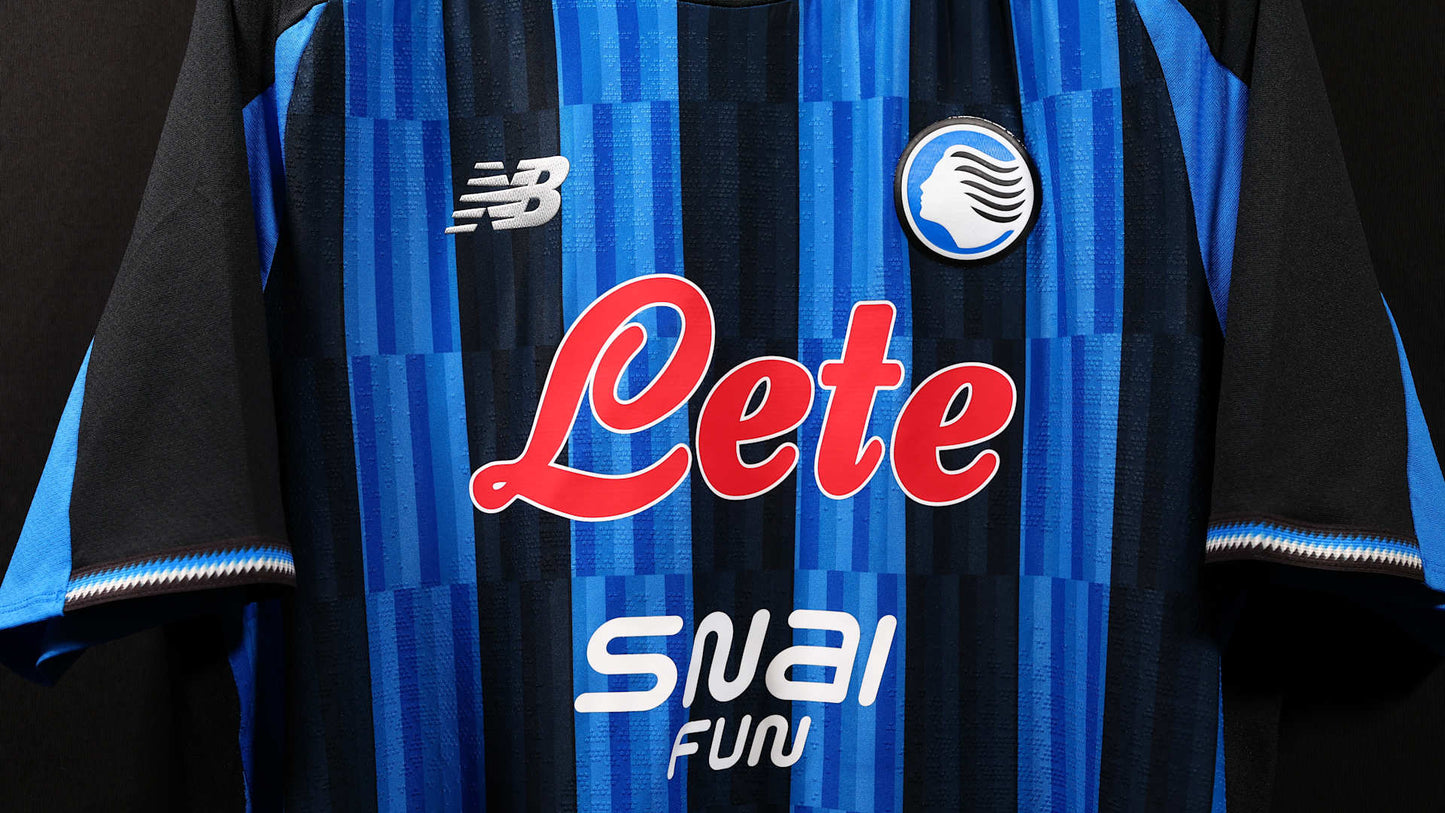 Atalanta Home 26/27 Torcedor New Balance - Azul e Preto