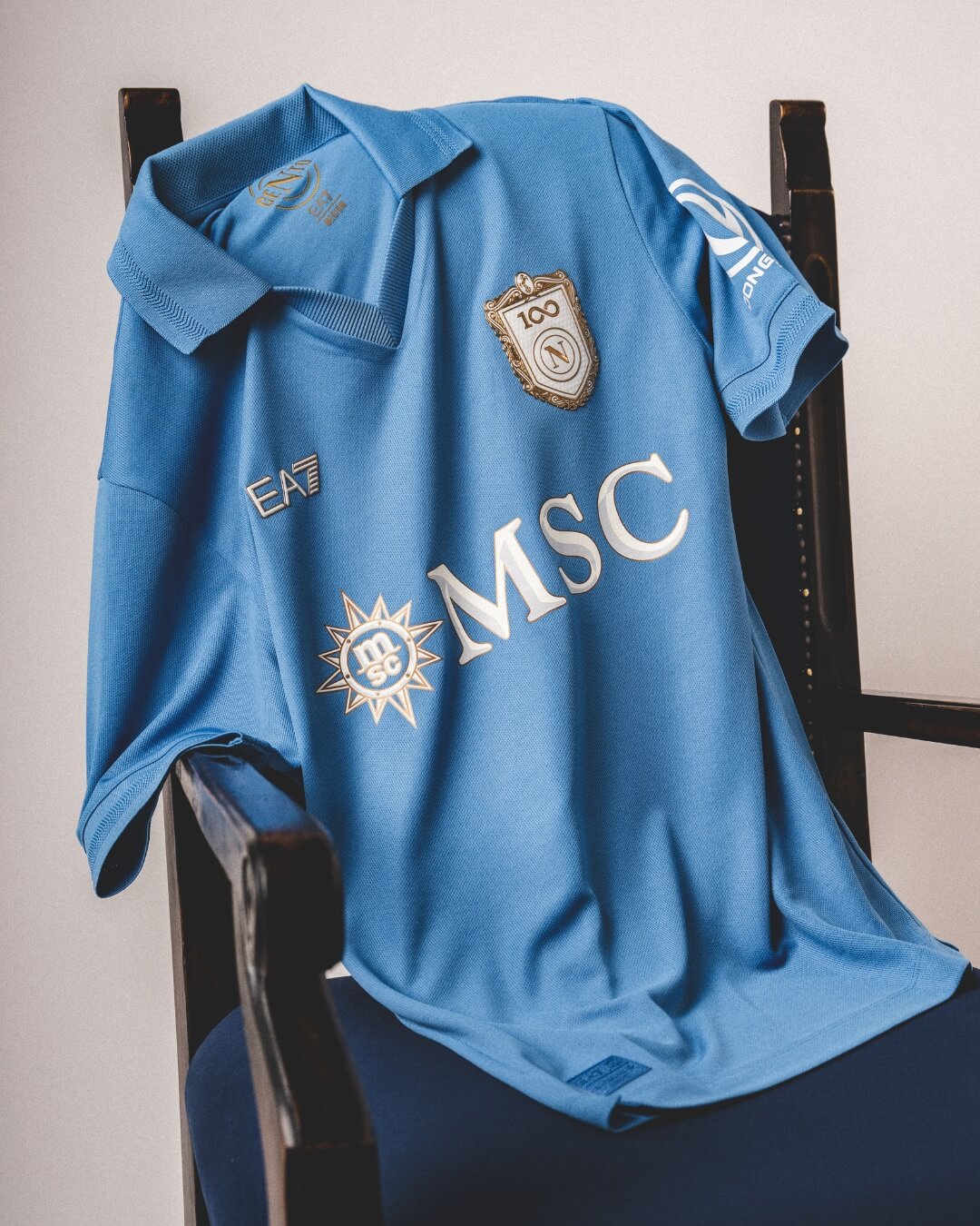 Napoli Home 26/27 Torcedor EA7 - Azul
