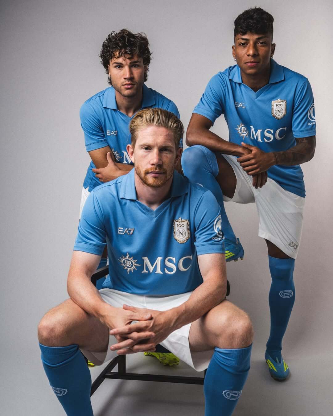 Napoli Home 26/27 Torcedor EA7 - Azul