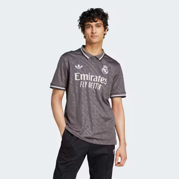 Real Madrid Third 24/25 Torcedor Adidas - Cinza