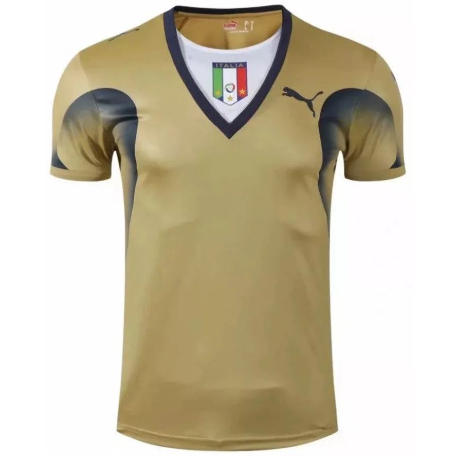 Itália Goleiro Retrô 2006 Puma - Dourada