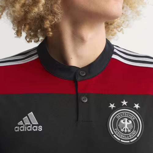 Alemanha Retrô Away 2014 Masculino Adidas - Preto e Vermelha