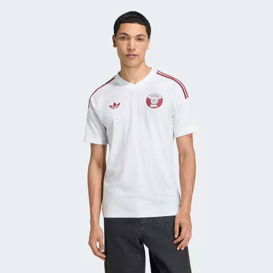 Qatar Away 26/27 Torcedor Adidas  - Branco