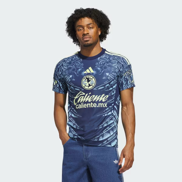 América do MX Away 25/26 Torcedor Adidas Masculino - Azul