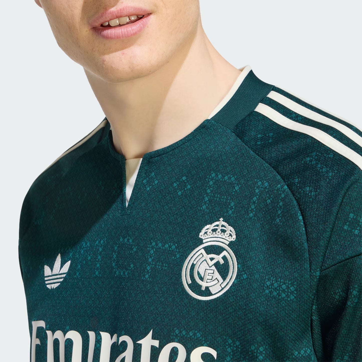 Real Madrid Away Manga Longa 26/27 Torcedor Adidas - Verde