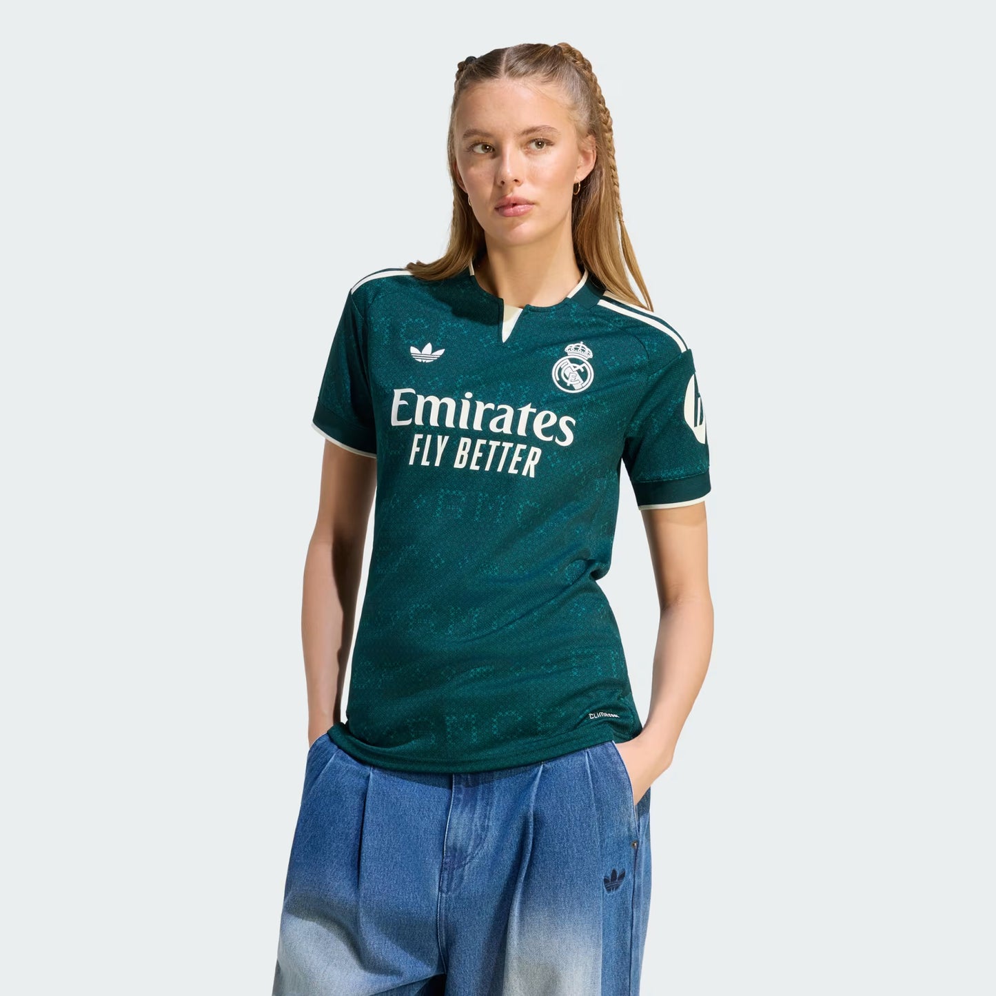 Real Madrid Away 26/27 Feminina Adidas  - Verde