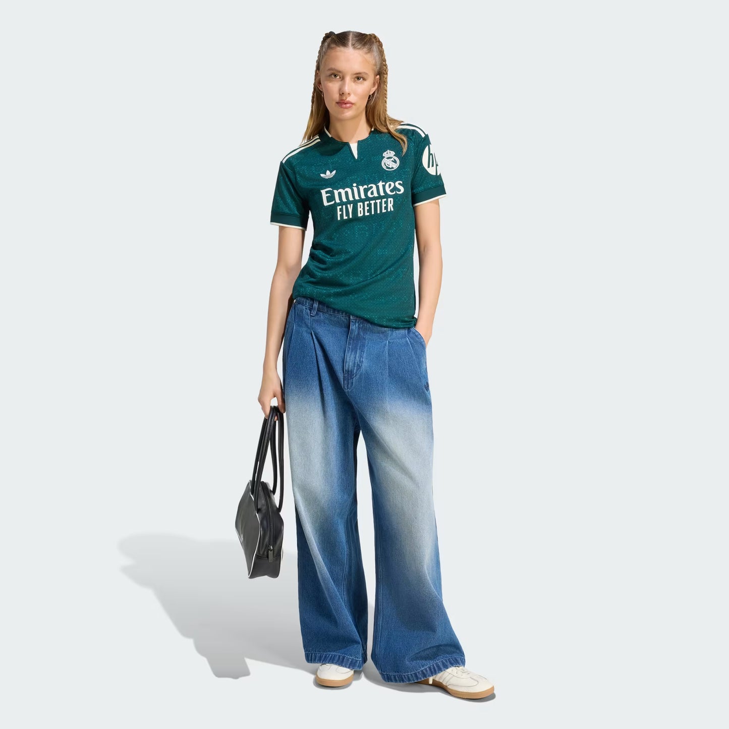 Real Madrid Away 26/27 Feminina Adidas  - Verde