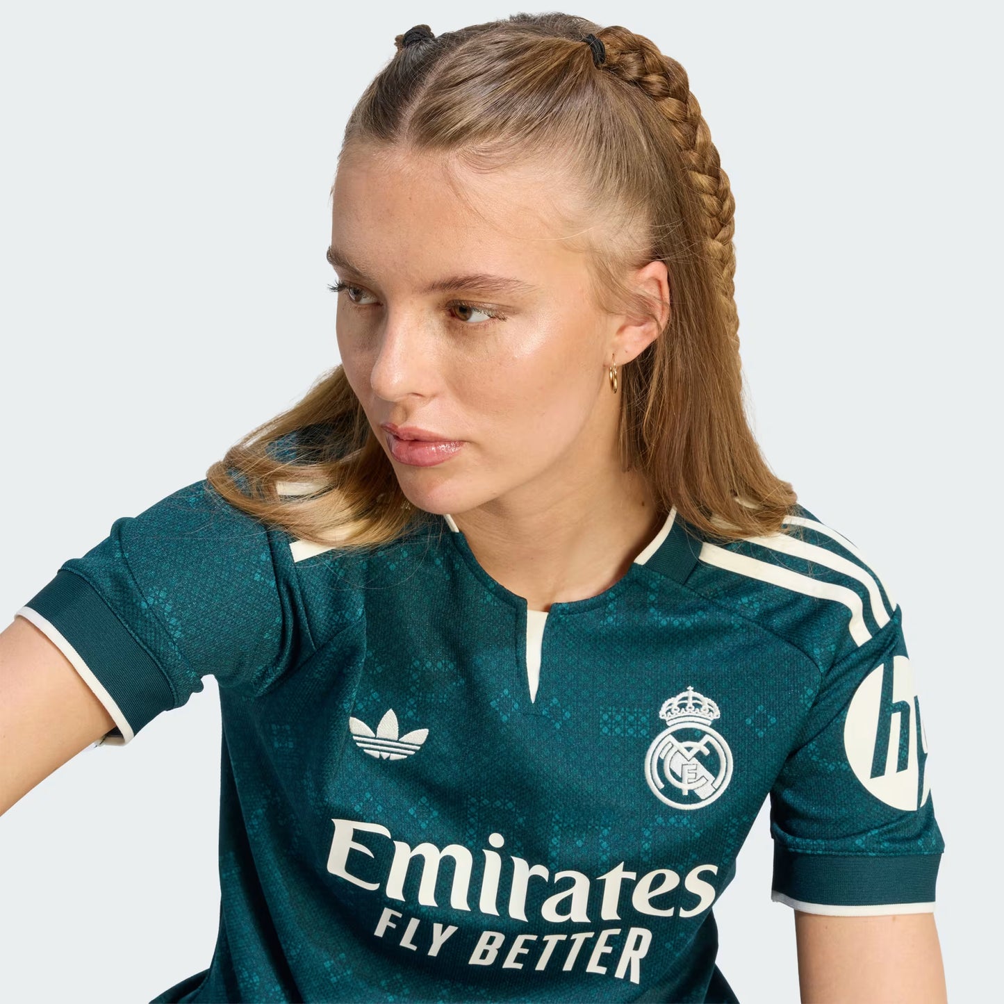 Real Madrid Away 26/27 Feminina Adidas  - Verde
