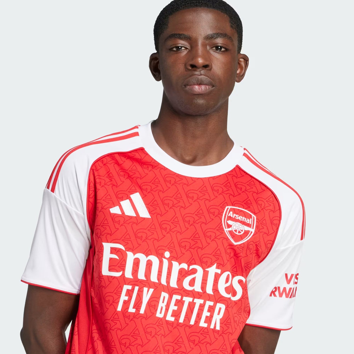 Arsenal Home 25/26 Torcedor Adidas - Vermelho e Branco
