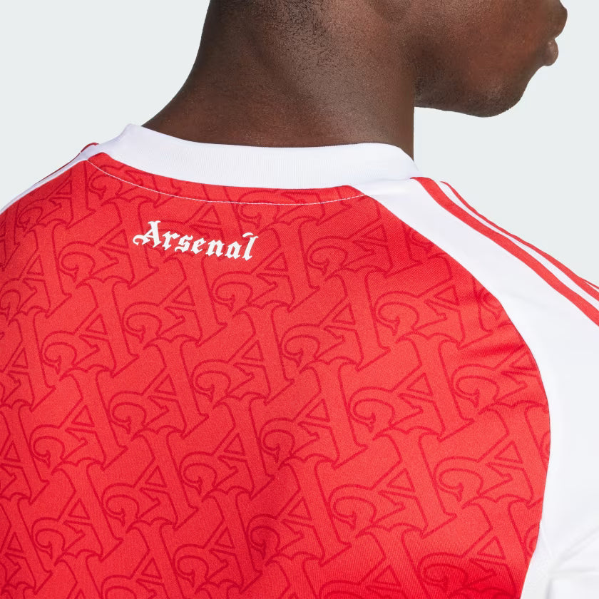 Arsenal Home 25/26 Torcedor Adidas - Vermelho e Branco