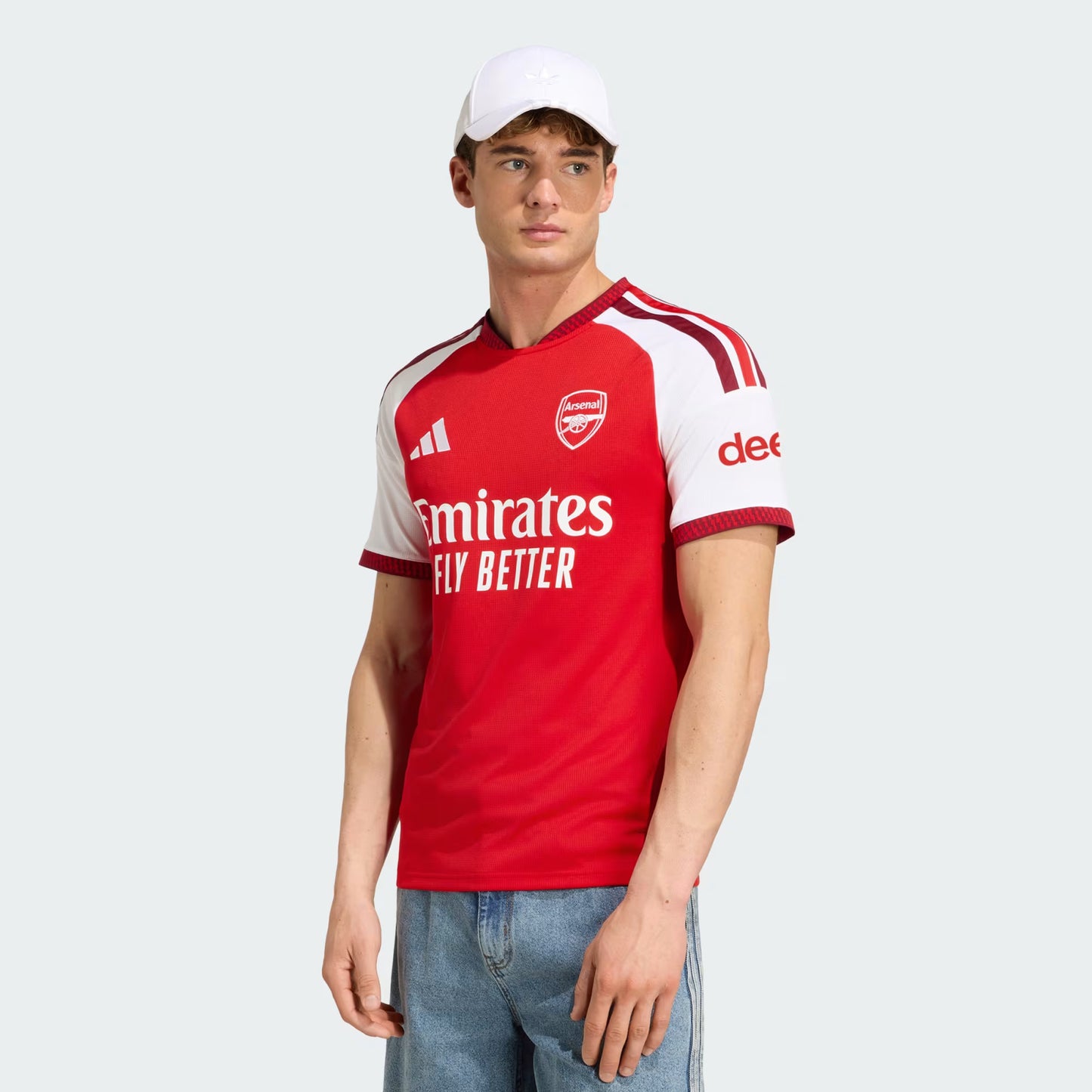 Arsenal Home 26/27 Torcedor Adidas - Vermelha e Branca