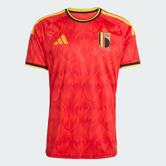 Belgica Home 26/27 Masculino Torcedor Adidas - Vermelho
