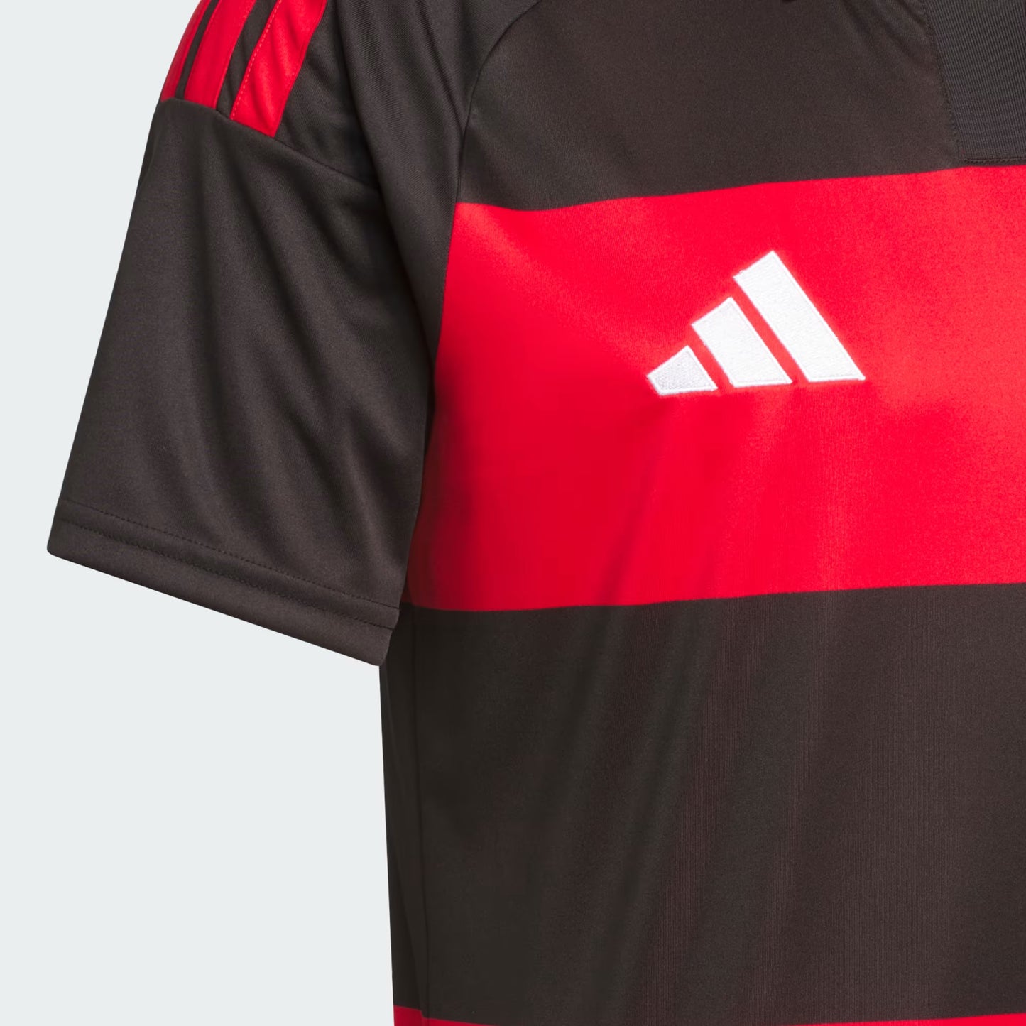 Flamengo Home 26/27 Torcedor Adidas Masculina - Vermelho e Preto