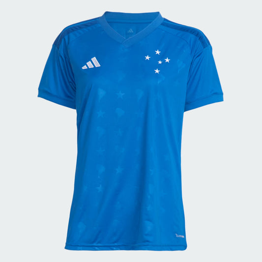 Cruzeiro Home 26/27 Adidas Feminina - Azul