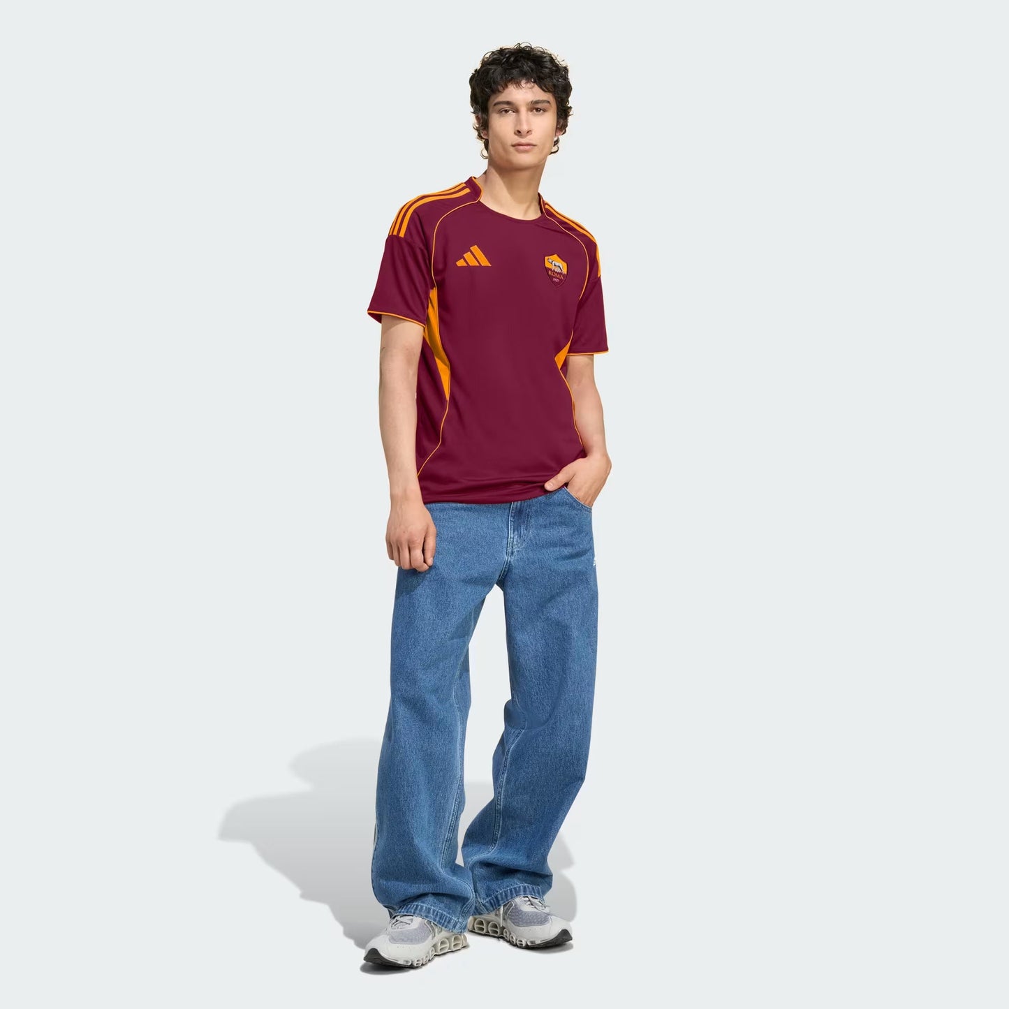 Roma Home 25/26 Torcedor Adidas - Vinho