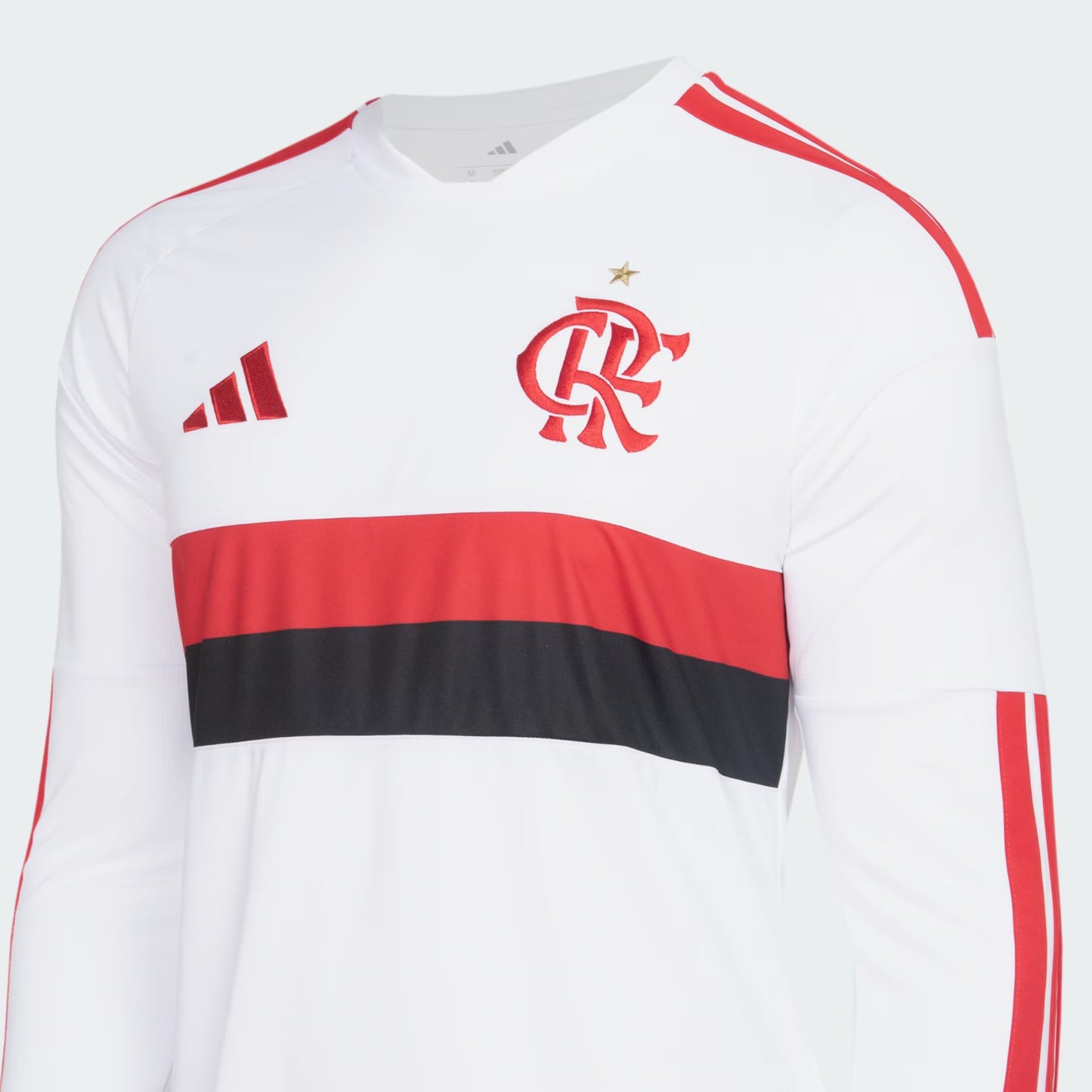 Flamengo Away 26/27 Manga Longa Torcedor Adidas Masculino - Branca
