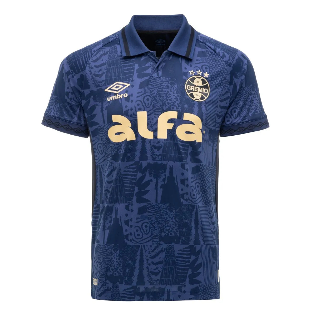 Grêmio Third 25/26 Umbro Masculino -  Azul Escuro