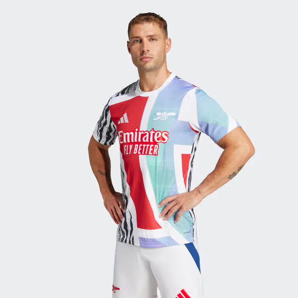 Arsenal Pré Jogo 25/26 Torcedor Adidas - Colorido