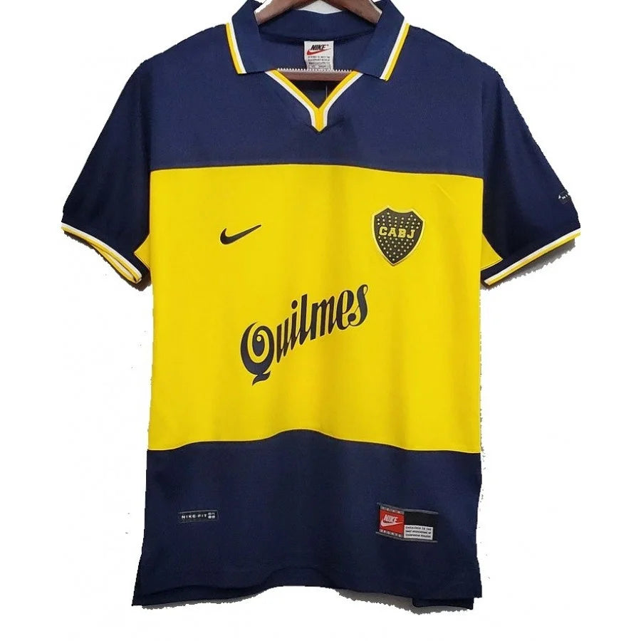Boca Juniors Home Retrô 1999 Nike - Azul e Amarela