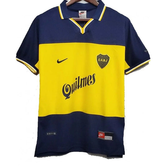 Boca Juniors Home Retrô 1999 Nike - Azul e Amarela