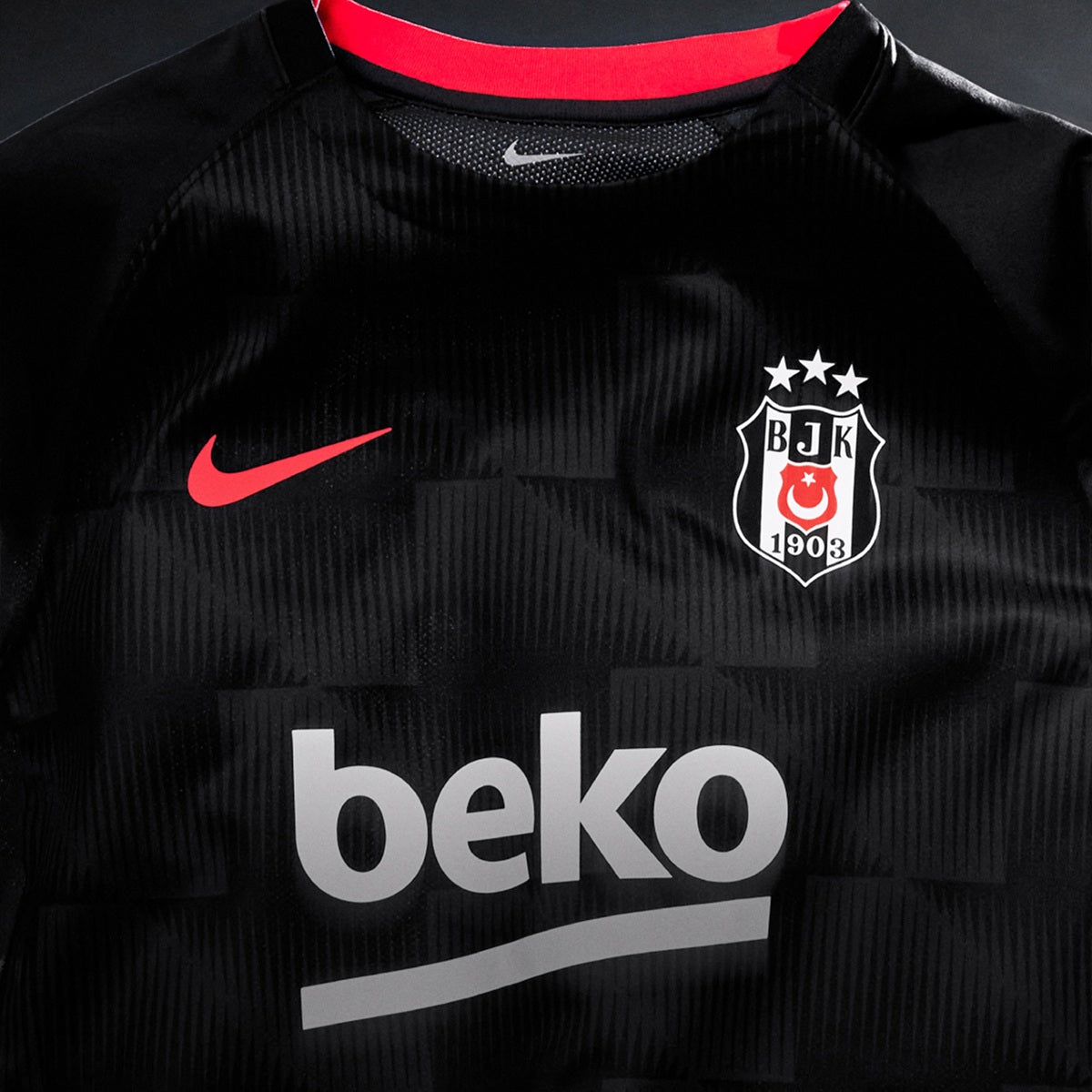 Beşiktaş Third 26/27 Torcedor Nike Masculina - Preto