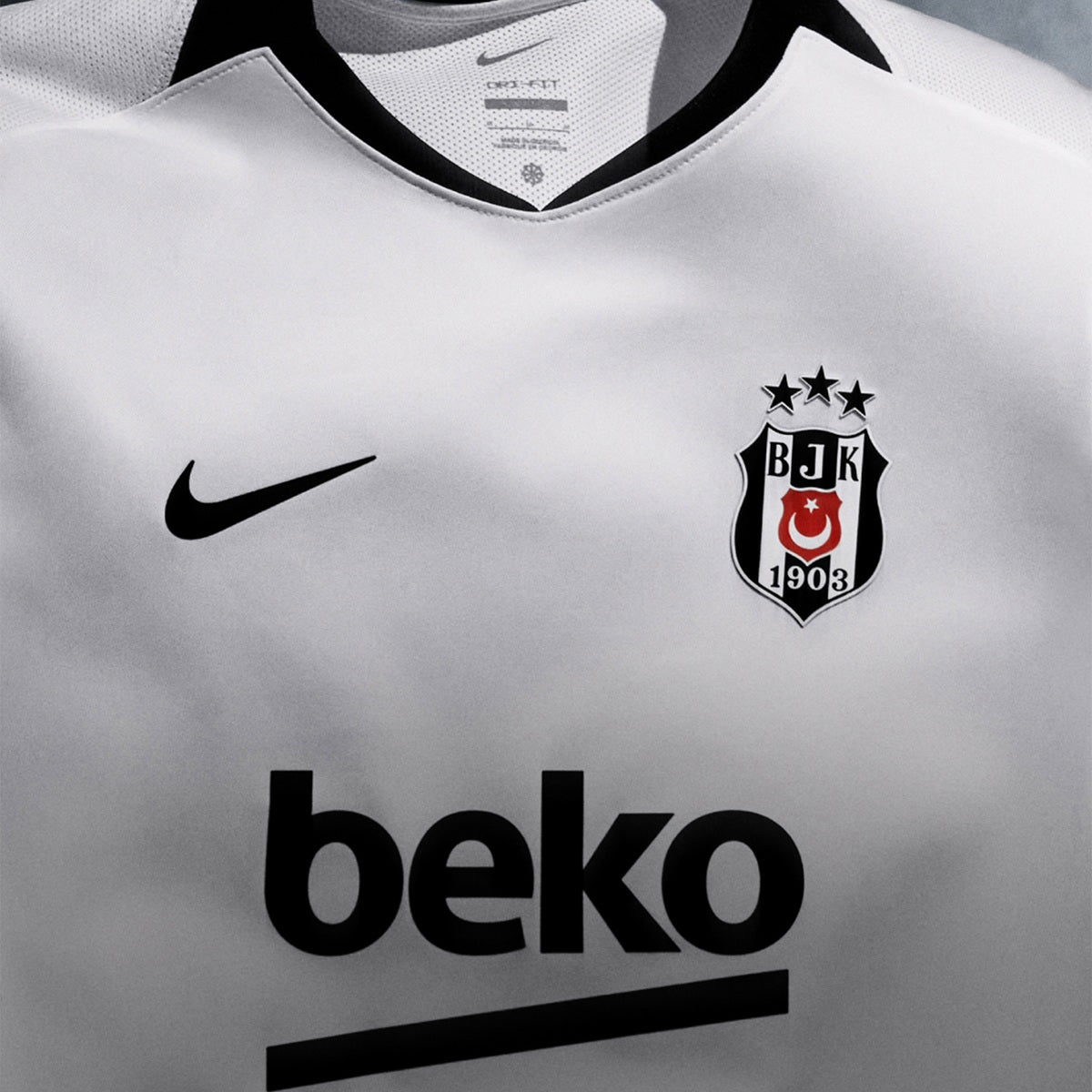 Beşiktaş Home 26/27 Torcedor Nike Masculina - Branca