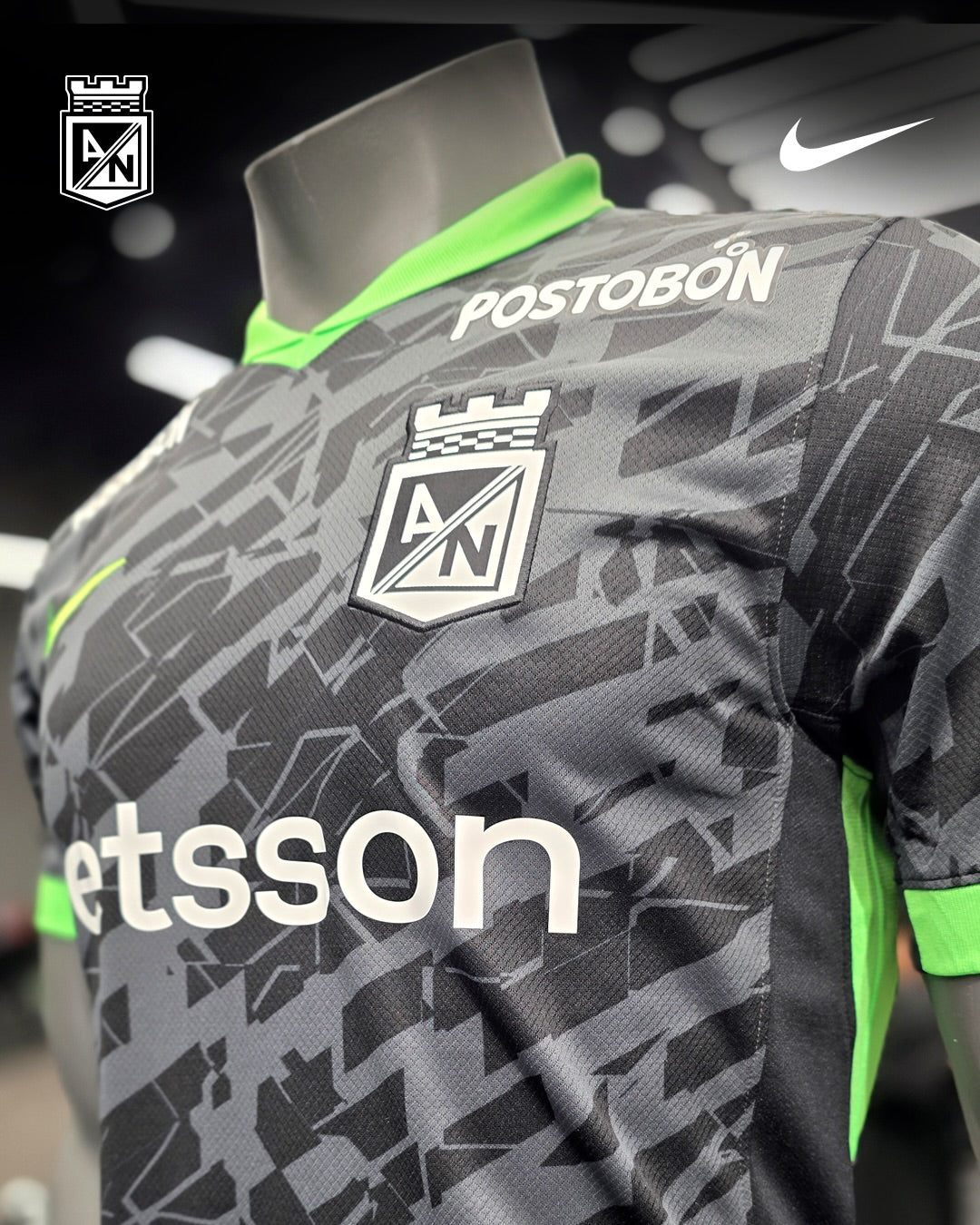 Atletico Nacional Third 26/27 Torcedor Nike - Cinza