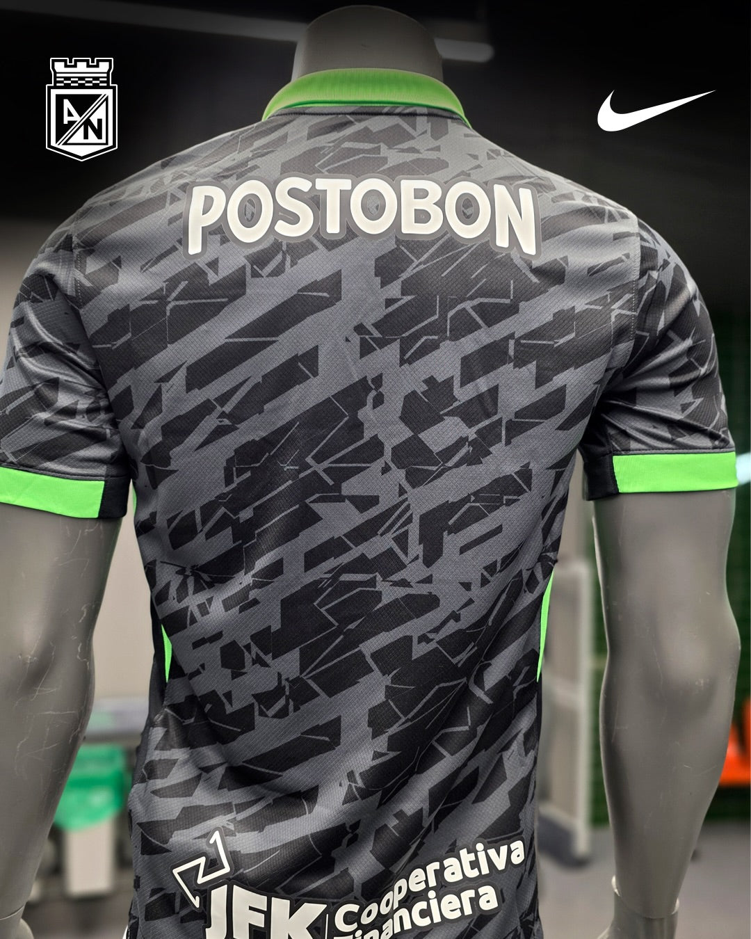Atletico Nacional Third 26/27 Torcedor Nike - Cinza