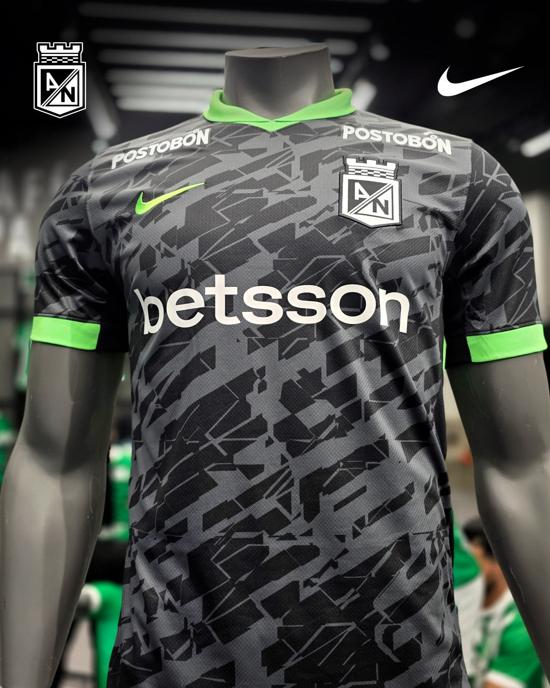 Atletico Nacional Third 26/27 Torcedor Nike - Cinza