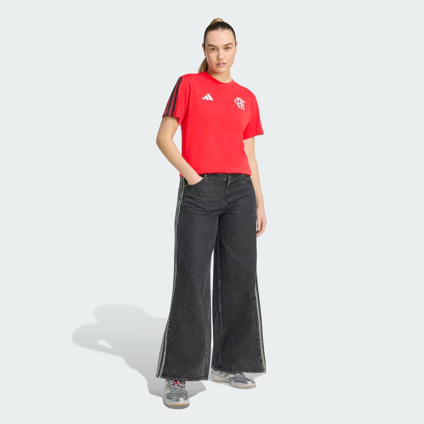 Flamengo Edição Especial Casual 26/27 Torcedor Adidas Feminino - Vermelha