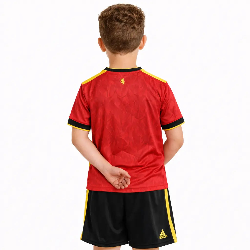 Kit Infantil Bélgica Home 26/27 - Vermelho