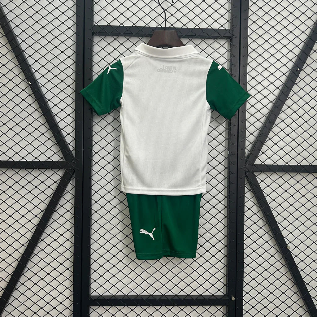 Kit Infantil Palmeiras Away 25/26 - Verde e Branco