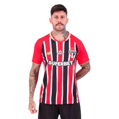 São Paulo Away 25/26 Jogador New Balance Masculina - Listrada