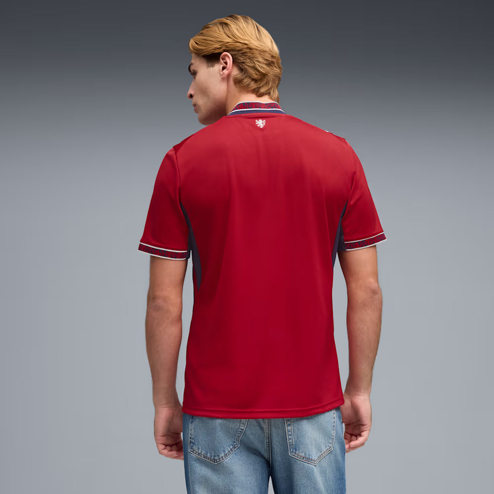República Tcheca Home 26/27 Masculino Jogador Puma - Vermelho