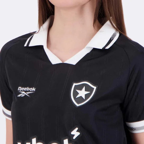 Botafogo Away 25/26 Reebok Feminina - Preto