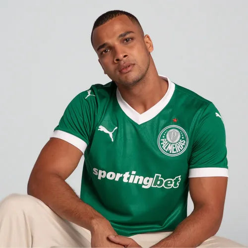 Palmeiras Home 25/26 Torcedor Puma Masculino - Verde