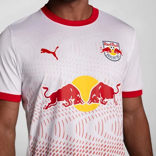 RB Bragantino Home 25/26 Puma Masculino -  Branca e Vermelha