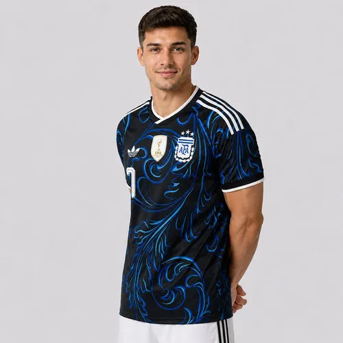 Argentina Away 26/27 Masculino Torcedor Adidas - Preto e Azul